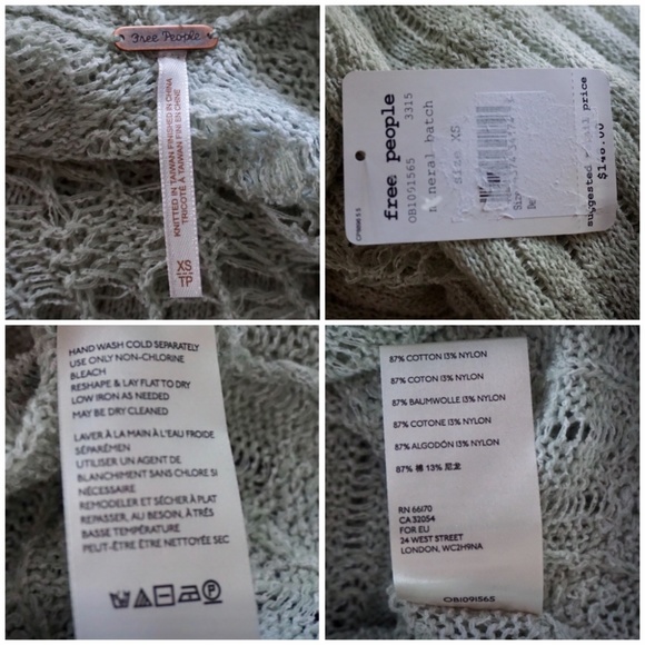 Free People Pretty In Pointelle Pullover Sweater XS - Picture 11 of 11